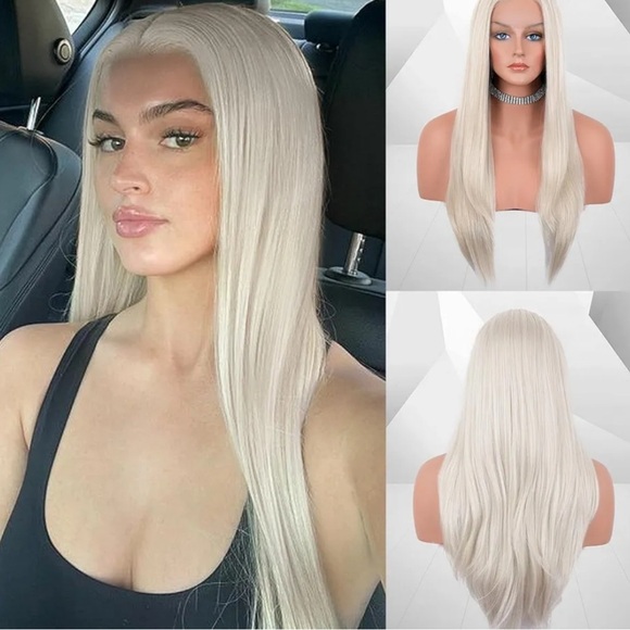 22” LIGHT BLONDE Beautiful STRAIGHTLace Front WIG NEW